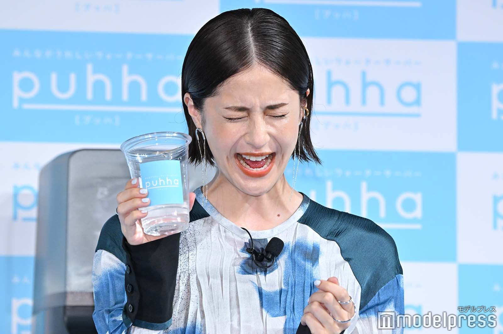 “プハー”となる松本若菜 （C）モデルプレス