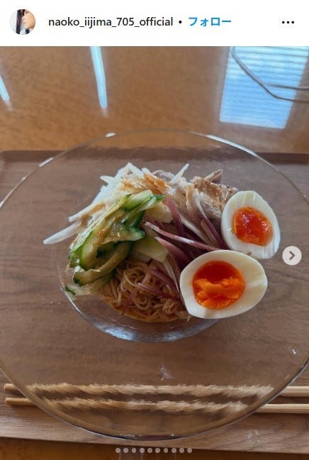 飯島直子Instagramより