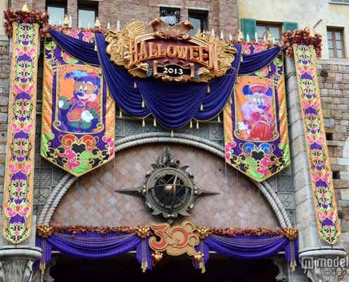 ディズニーシー、ハロウィーンのデコレーションをチェック