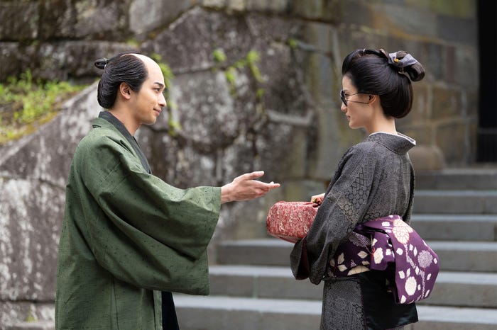 横浜流星、橋本愛「べらぼう~蔦重栄華乃夢噺~」第26話(C)NHK