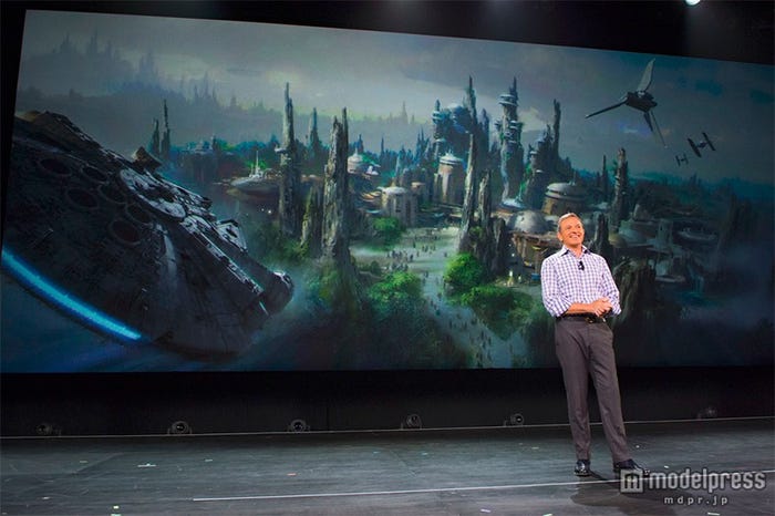「スター・ウォーズ」テーマランド発表プレゼンテーションの様子(C)Disney