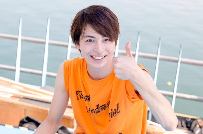 笑顔が爽やかです、圭先輩!(C)2017「トリガール!」製作委員会