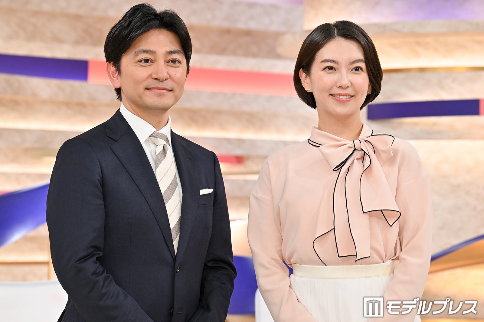 森圭介アナ、和久田麻由子アナ（C）モデルプレス