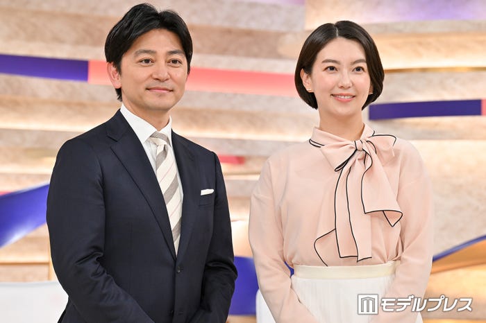森圭介アナ、和久田麻由子アナ(C)モデルプレス