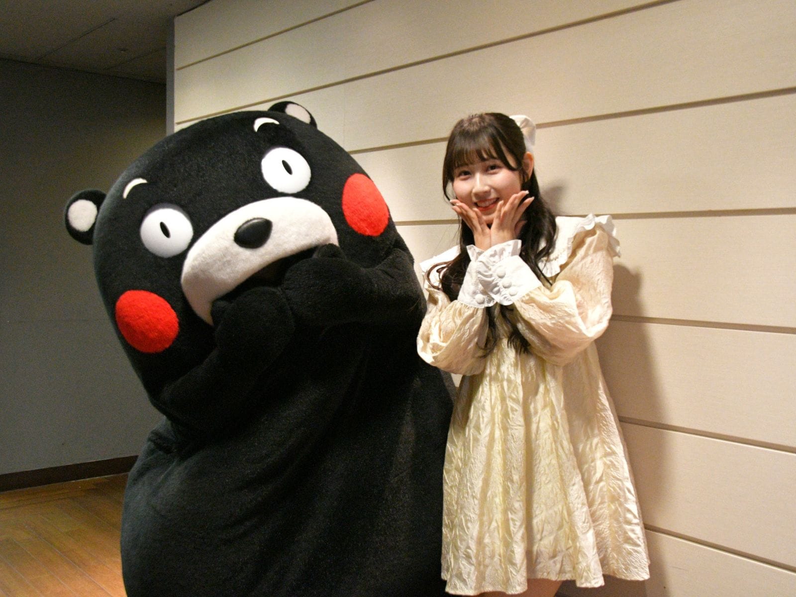 まるで双子のよう？＝2月16日、東京都渋谷区