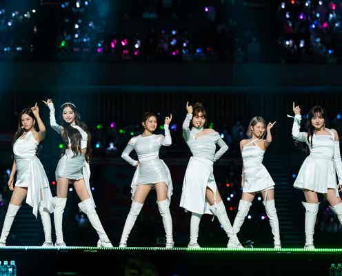 IVE、迫力の3曲パフォーマンス 大会選抜者と夢のコラボも<KCON 2022 JAPAN>