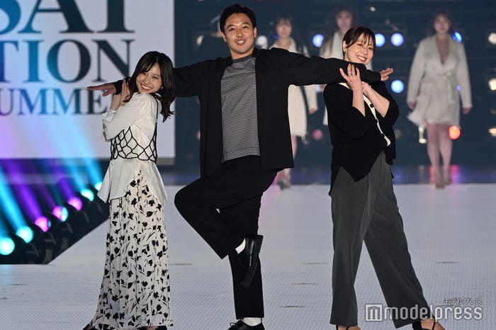 佐藤佳奈アナ、立田恭三アナ、虎谷温子アナ(C)モデルプレス