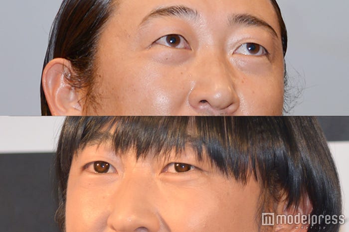 (上)通常時の秋山竜次(下)上杉みちの秋山竜次 (C)モデルプレス