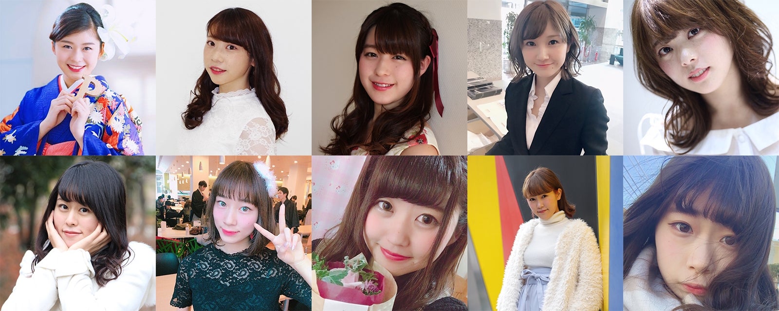 一番かわいい 女子大生アイドルは誰だ 個性豊かなファイナリスト10名 Miss Unidol Contest 17 18 モデルプレス