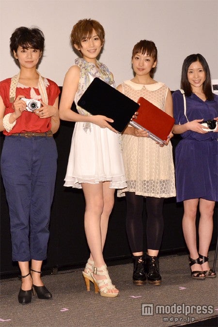 左から：熊谷弥香、光宗薫、高山都、園ゆきよ