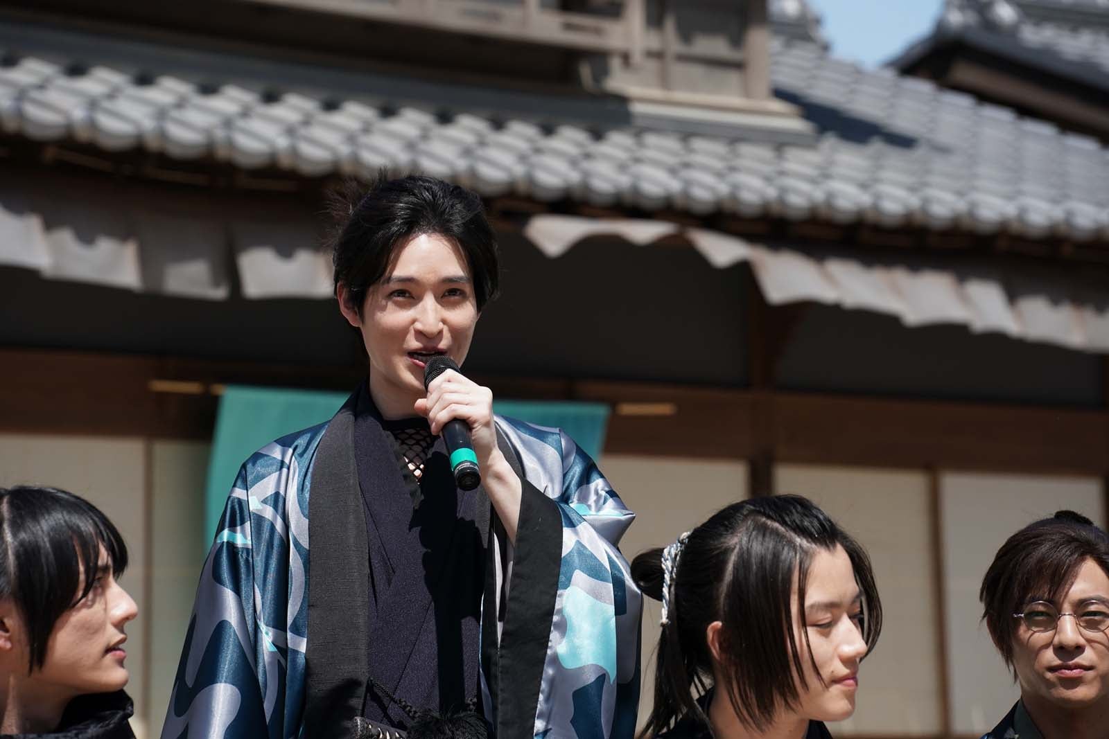 阪本奨悟「君とゆきて咲く～新選組青春録～」記者会見より（C）テレビ朝日