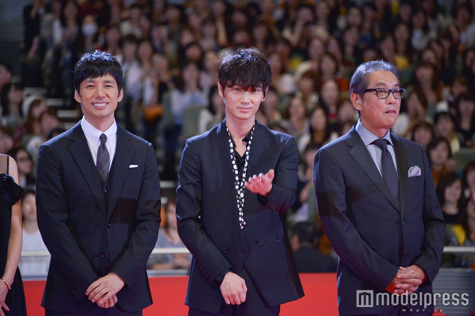 しまいには報道陣までエスコート（C）モデルプレス