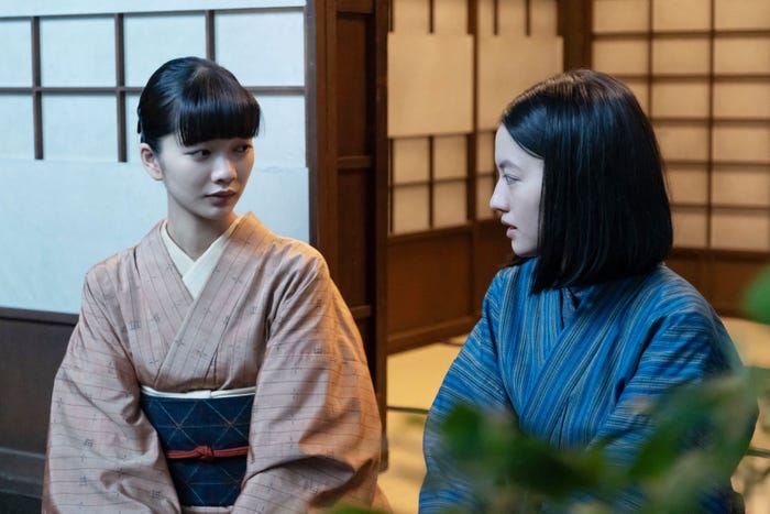 見上愛、上坂樹里「風、薫る」第83話(C)NHK