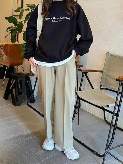 黒スウェット