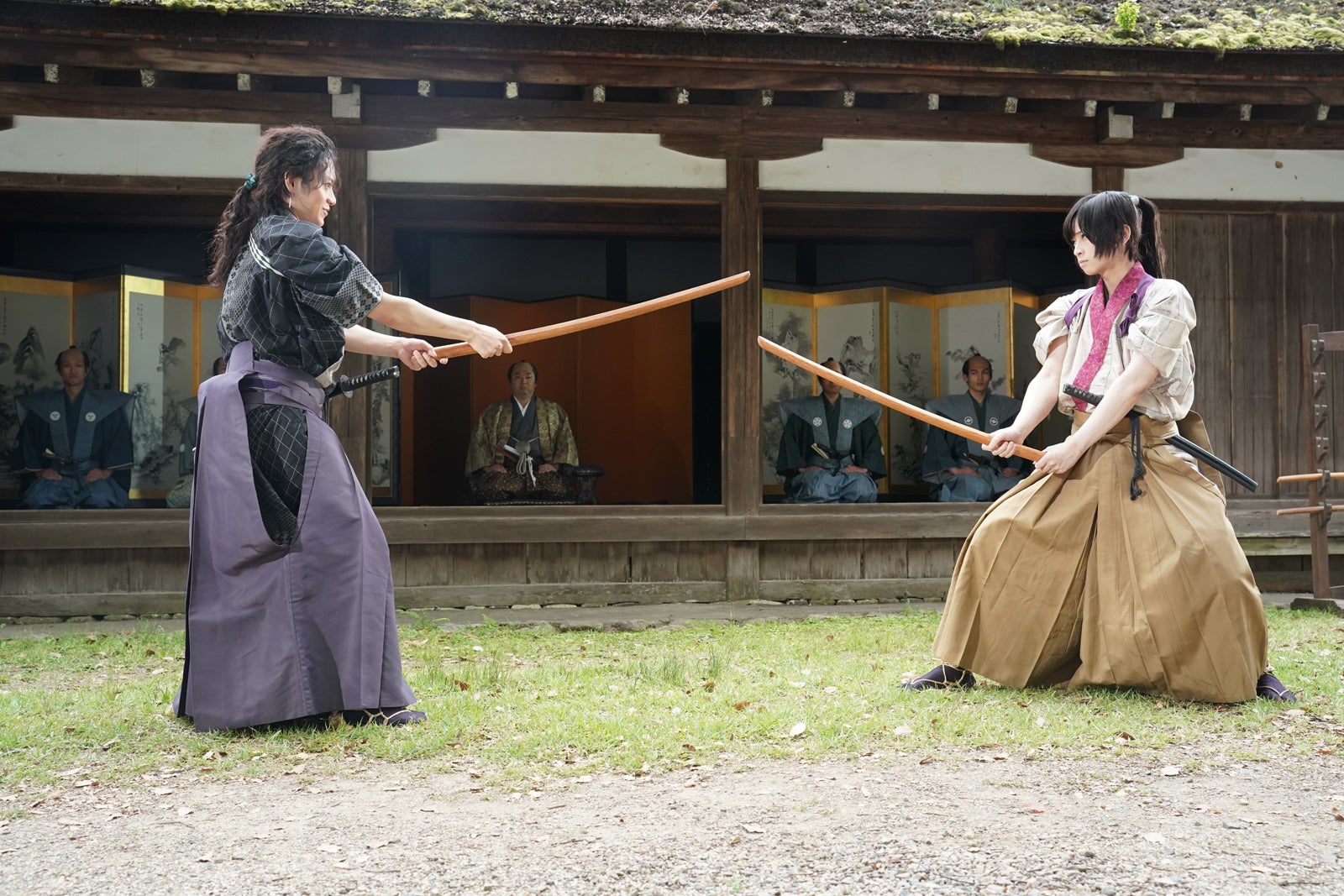 佐藤流司、荒牧慶彦「君とゆきて咲く～新選組青春録～」第19話より（C）テレビ朝日