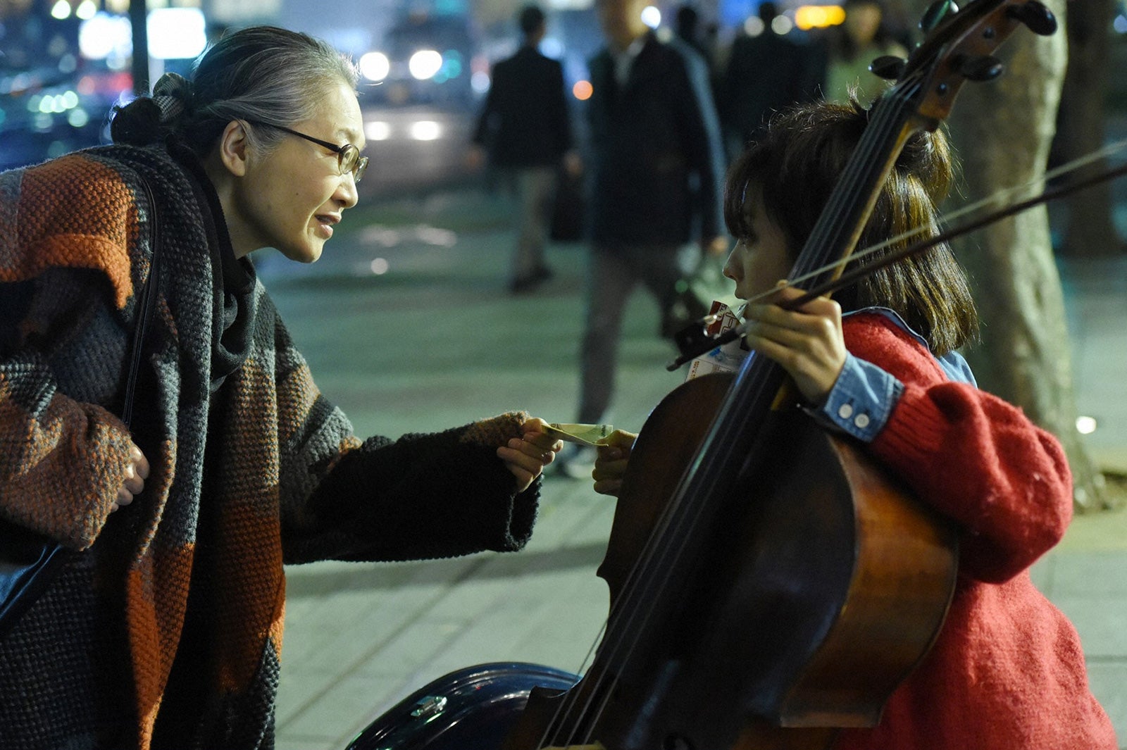 もたいまさこ、満島ひかり「カルテット」第1話より（C）TBS