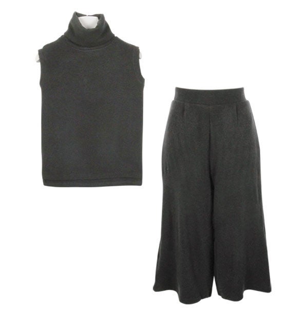 ニットソータートルネックベスト＆ガウチョパンツセットアップ「神戸レタス」3290円（税込）／画像提供：神戸レタス