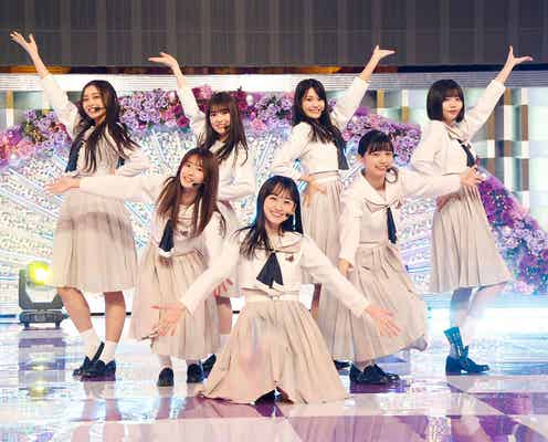 乃木坂46・新メンバー5期生、初お披露目「ガールズルール」「インフルエンサー」など人気曲を堂々パフォーマンス<5期生お見立て会/乃木坂46時間TV>