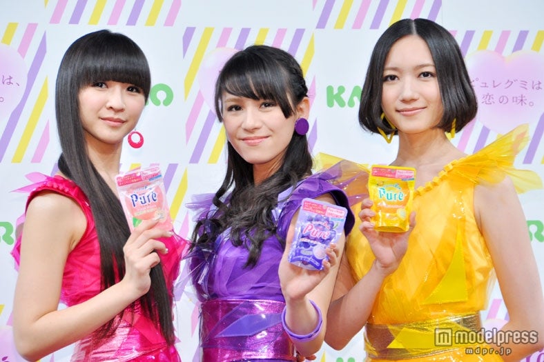 （写真左から）かしゆか、あ～ちゃん、のっち