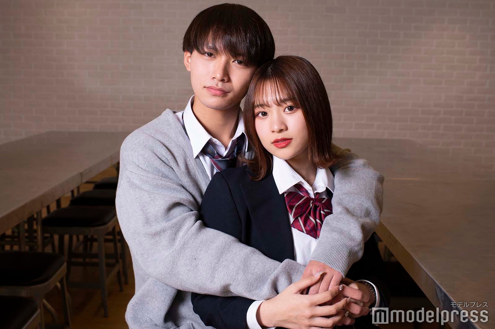 中里真哉斗、上ノ堀結愛 （C）モデルプレス