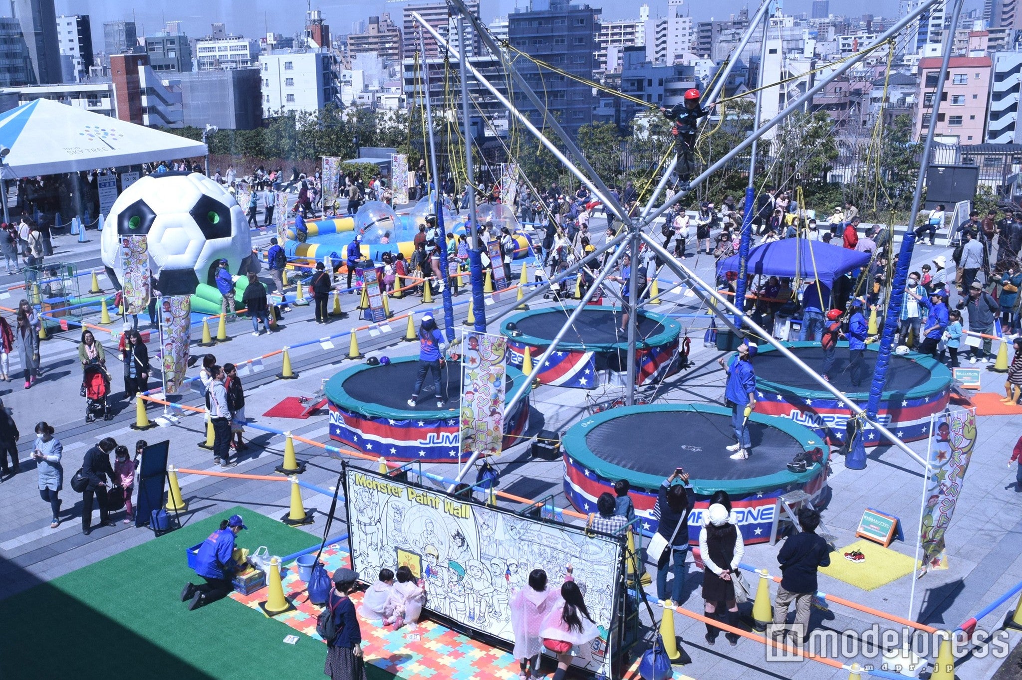春休み！ソラマチわくわくパーク（昨年の様子）（C）TOKYO-SKYTREE TOWN