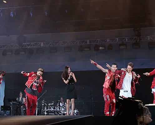 篠原涼子、三代目JSBのステージにサプライズ登場 “無茶ぶり”リクエストに応じる