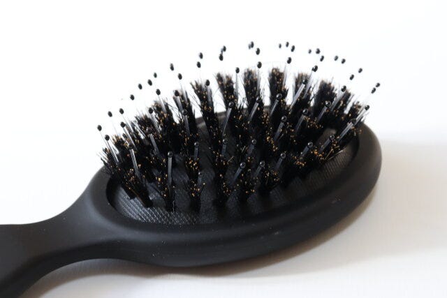 ヘアブラシ(豚毛付) ブラシ部分 ヘアブラシ(豚毛付) ブラシ部分