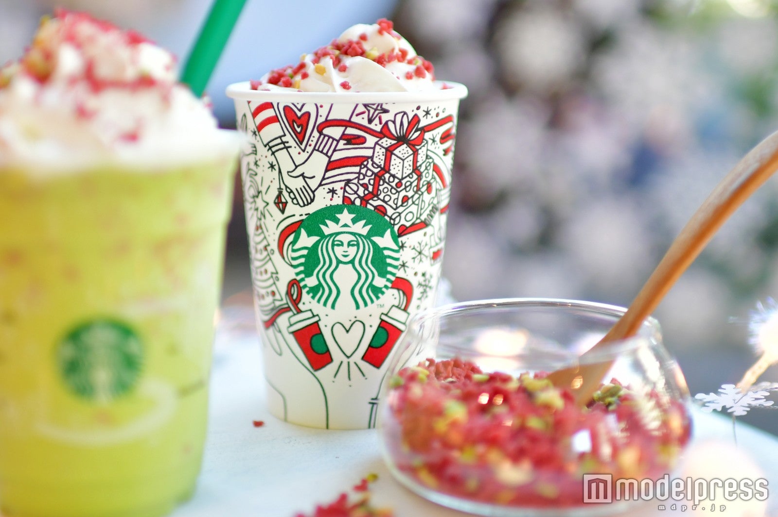 キャンディー ピスタチオ（ホット／アイス） （C）モデルプレス