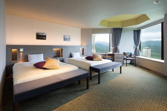 ベッドルームは独立している