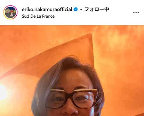 中村江里子アナ、ミラノ新居の壁色チェンジ「センス抜群」「こだわりすごい」の声