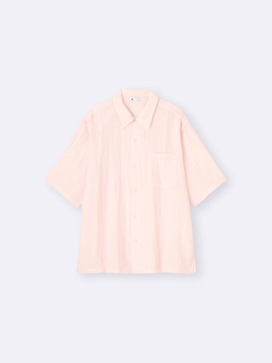 GUのテクスチャーシャツ