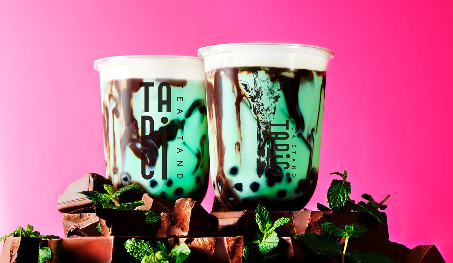 タピオカ×チョコミント!大阪「タピチ」から2種ミントの夏ドリンク チーズミルクフォームの後引く美味しさ