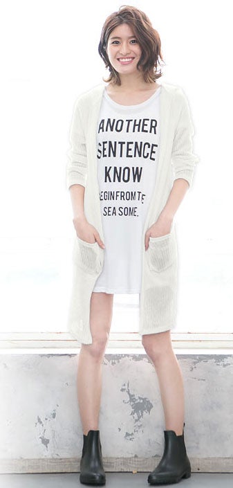 フード付サマーニットロングカーディガン「神戸レタス」2490円（税込）／画像提供：神戸レタス