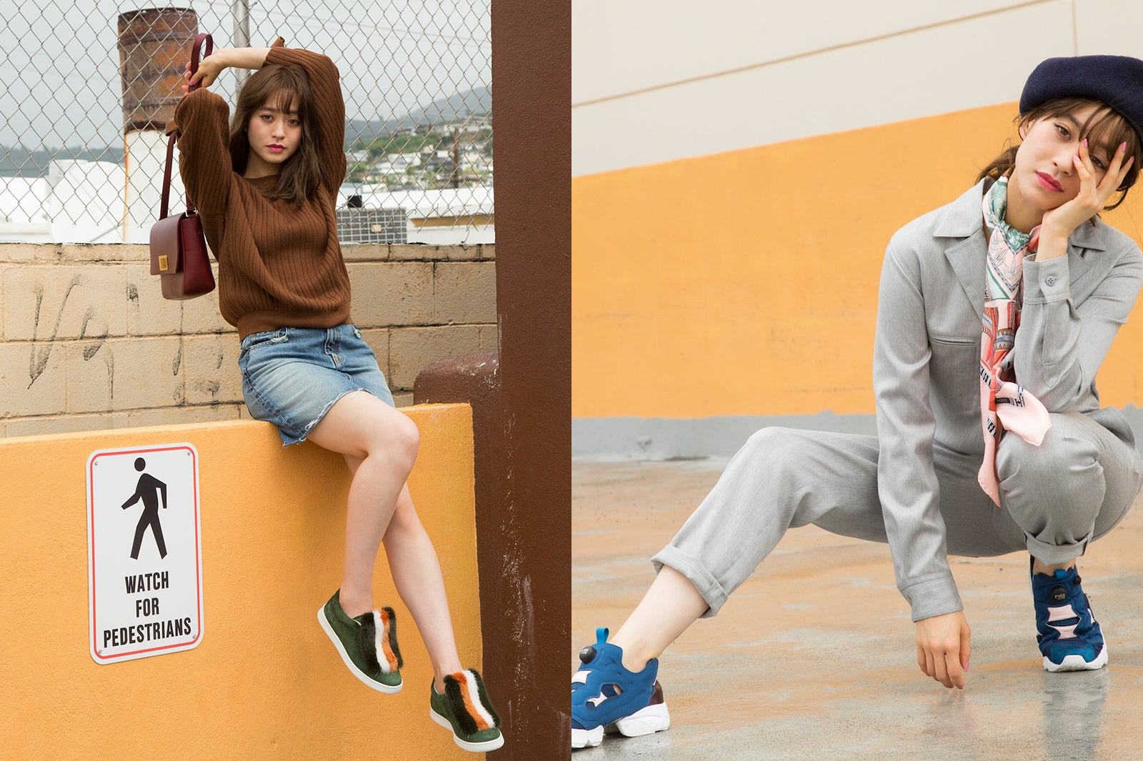 冬“スニーカー”はインパクトが大事！