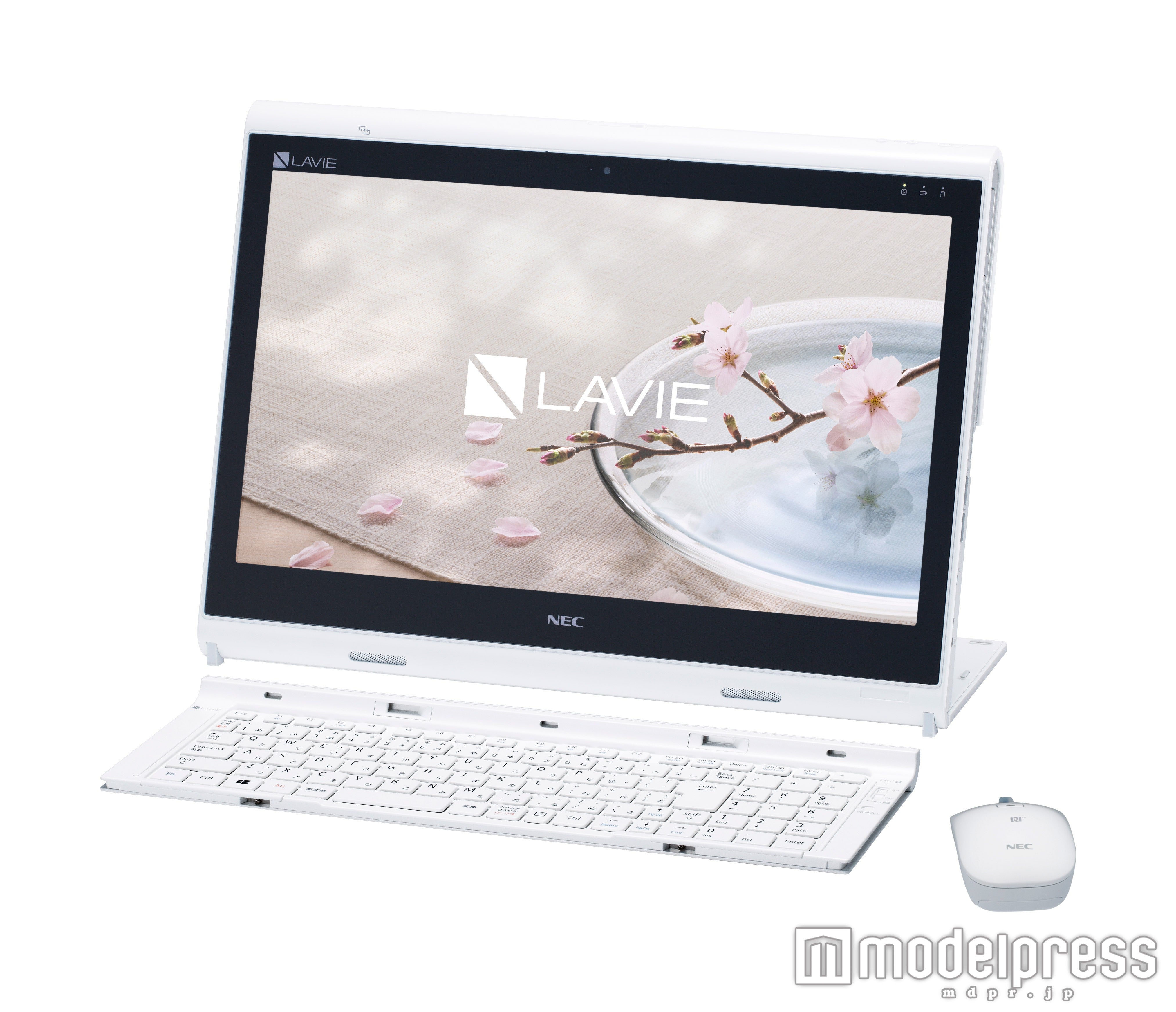 キーボードが背面にしまえる「LAVIE Hybrid Frista」