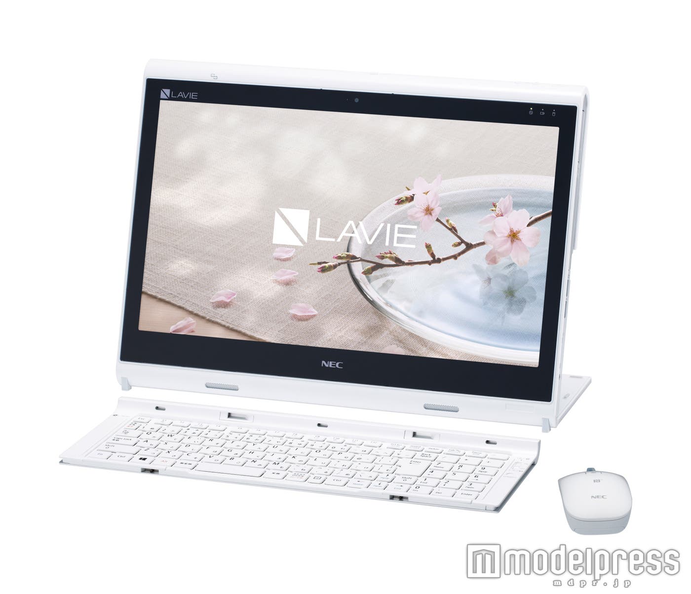 キーボードが背面にしまえる「LAVIE Hybrid Frista」