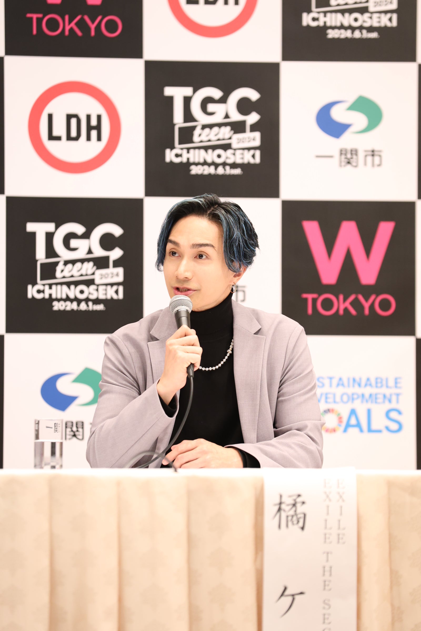 橘ケンチ（C）W TOKYO×LDH JAPAN 記者発表会