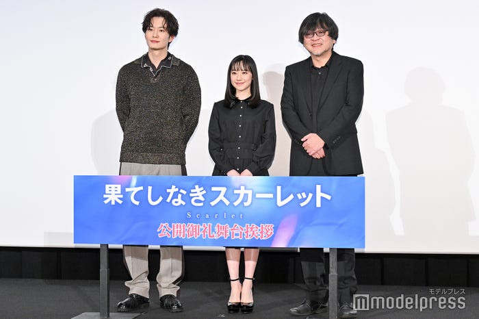 岡田将生、芦田愛菜、細田守監督(C)モデルプレス