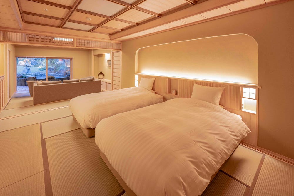 箱根の温泉旅館「強羅花壇」最大規模の新客室、日本庭園を眺める極上空間