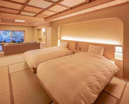 箱根の温泉旅館「強羅花壇」最大規模の新客室、日本庭園を眺める極上空間