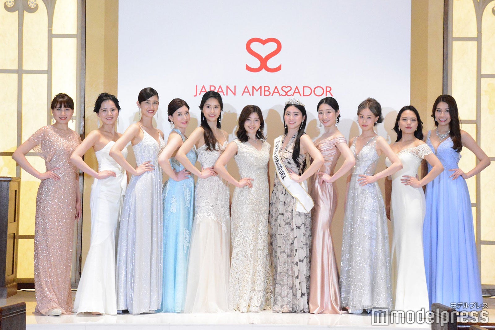 玉山倫華さん、友野ゆみさん、黒木沙耶さん、ゆうめろさん、松原萌果さん、土屋炎伽、神野莉吏さん、渋谷栞南さん、野村果琳さん、山元さくらさん、岩本ルミナさん （C）モデルプレス