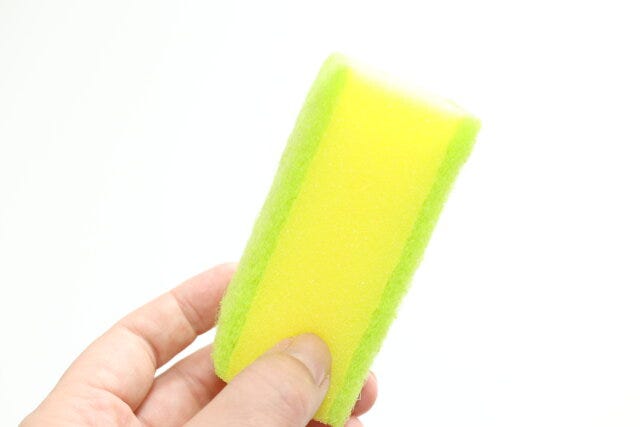 取り替えできるボトル洗いスポンジソフト2P　構造