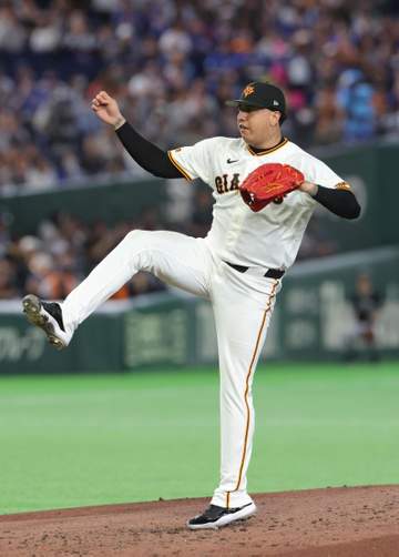 巨人・マタは肘の違和感 3回無失点で緊急降板 橋上監督代行が試合後に明らかに