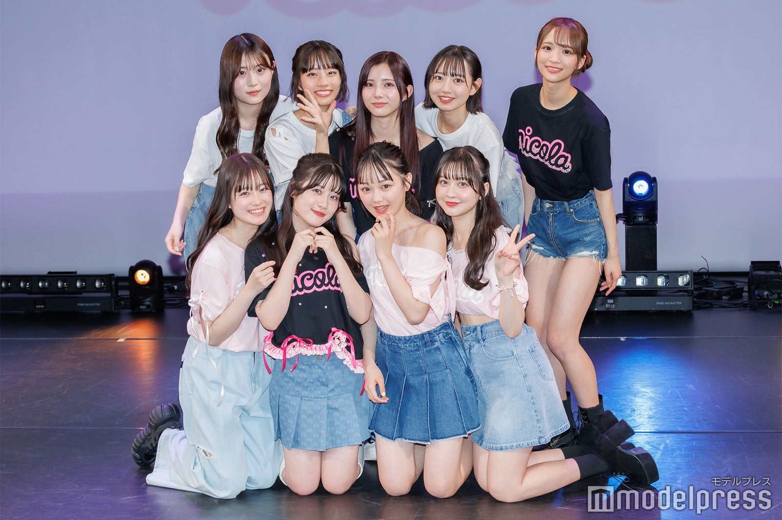 （上段左から）近藤藍月、池端杏慈、、高橋快空、近藤結良、中山あやか（下段左から）足川結珠、河村果歩、藤野有紗、佐藤菜月海（C）モデルプレス