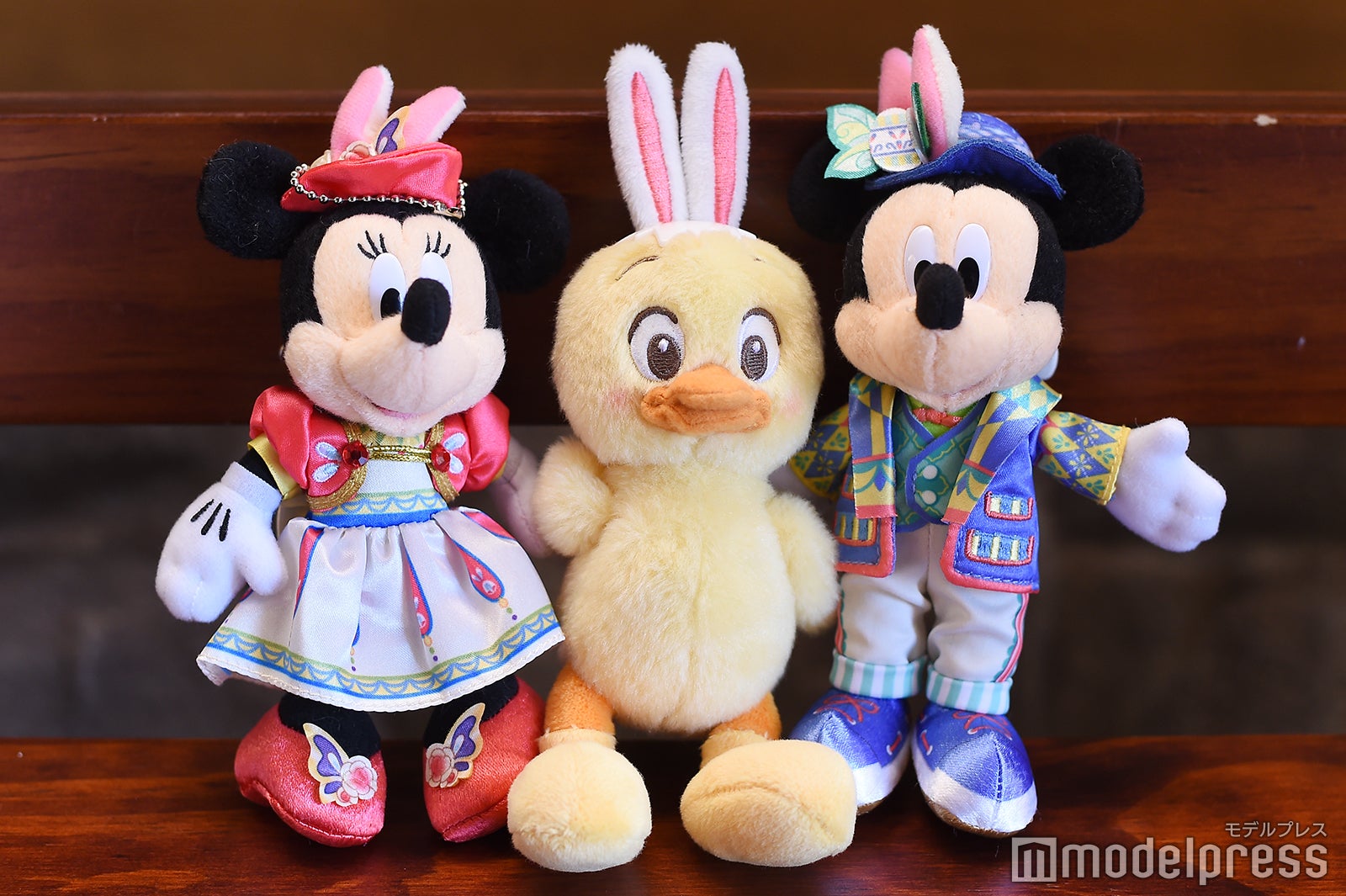 ぬいぐるみバッジ（ミッキーマウス、ミニーマウス各¥1,700／うさピヨ¥1,500）（C）モデルプレス（C）Disney