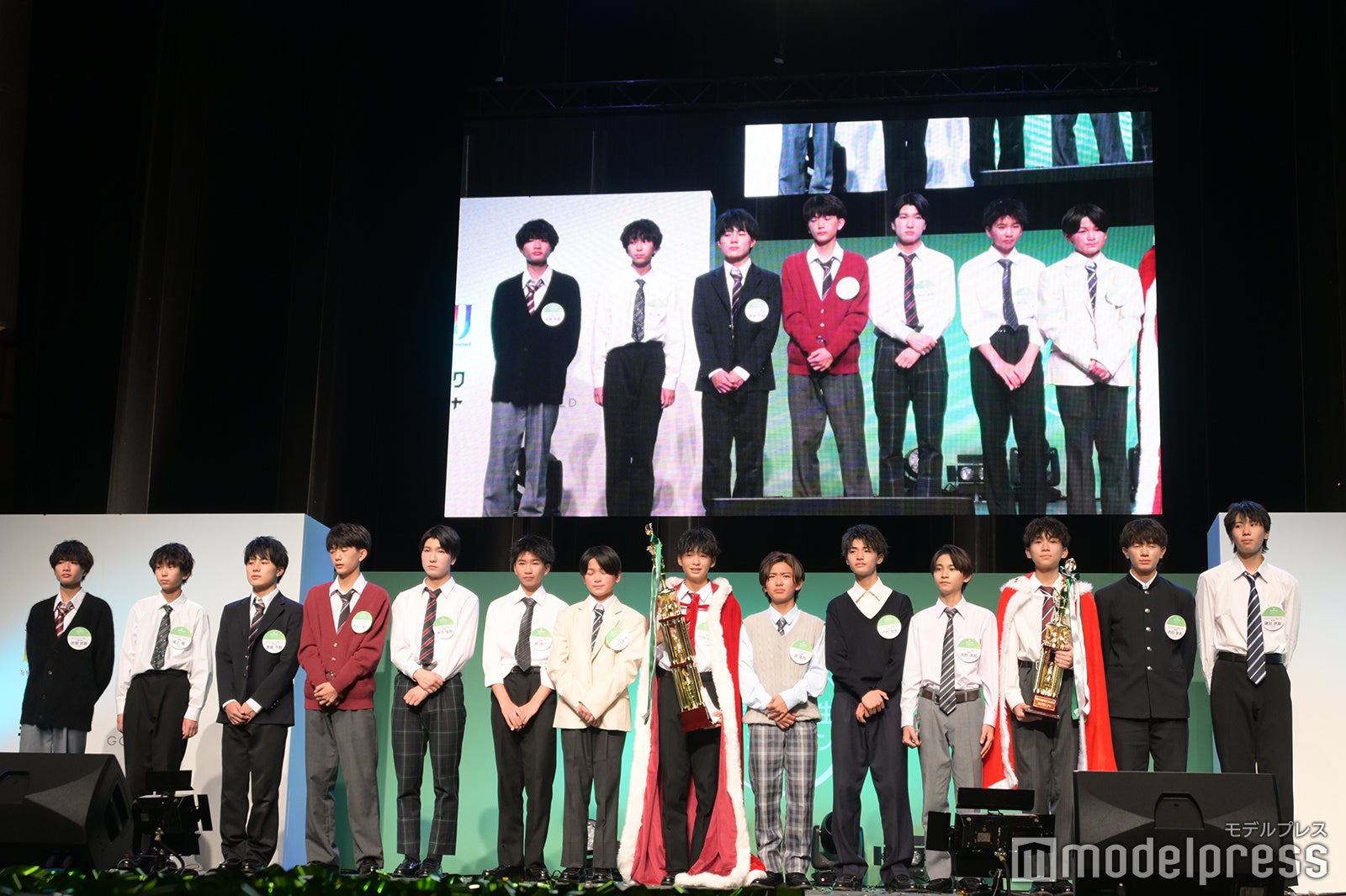 「男子中学生ミスターコン2023」審査結果発表の様子（C）モデルプレス