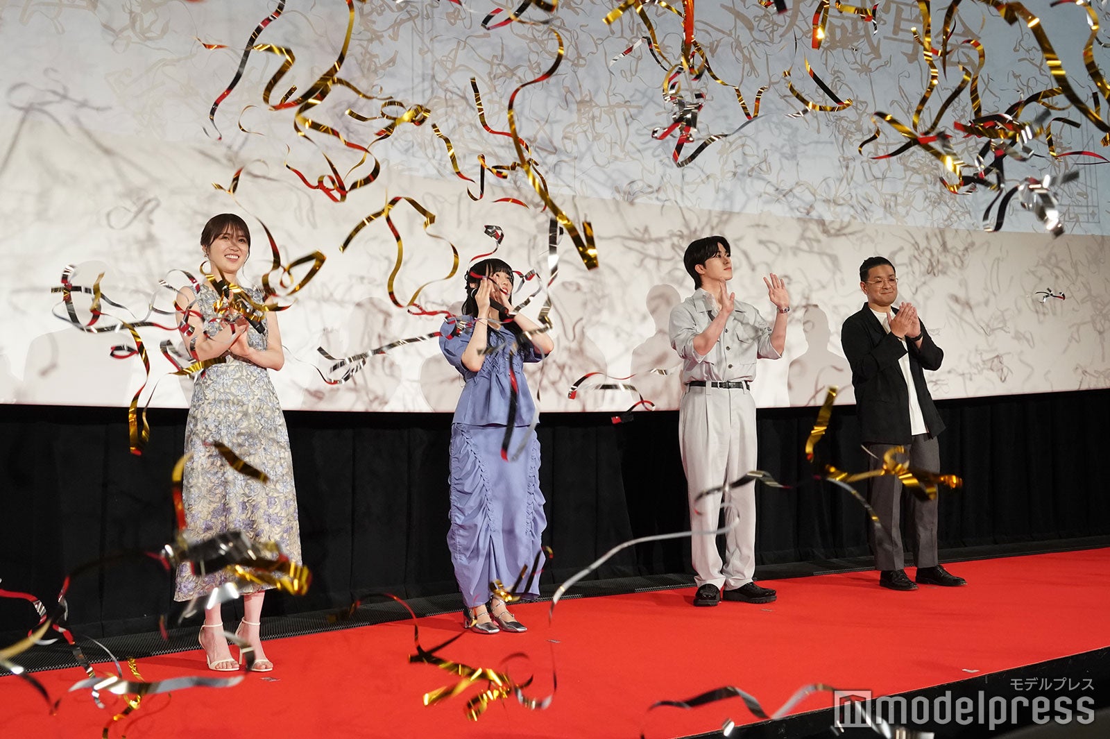 左から／高山一実、結川あさき、木全翔也、篠原正寛監督（C）モデルプレス