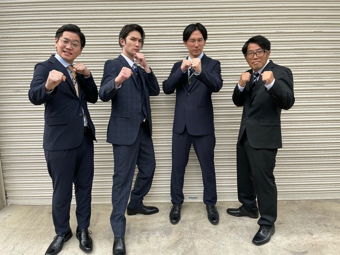 たける、ジェシー、林田洋平、鈴木拓、(C)日本テレビ