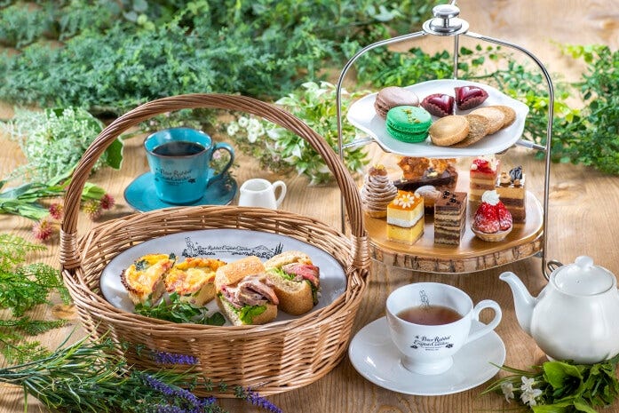 数量限定のアフタヌーンティーセット3800円(注文は2名から)