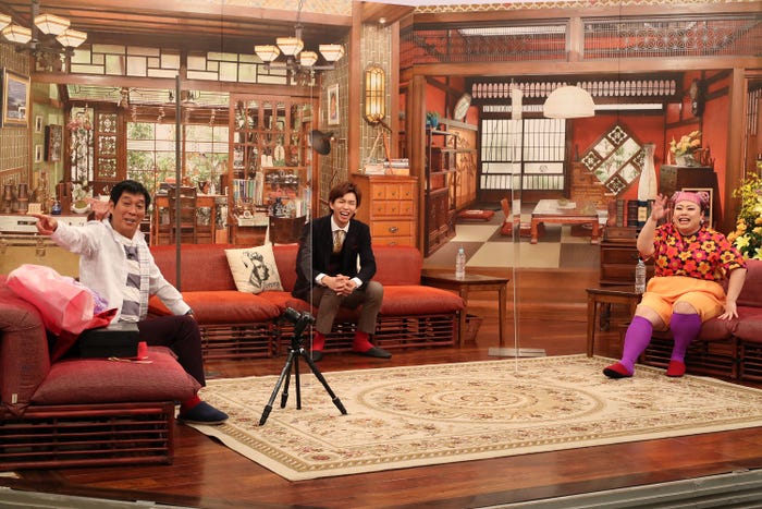 明石家さんま、はじめしゃちょー、渡辺直美 (画像提供:カンテレ)